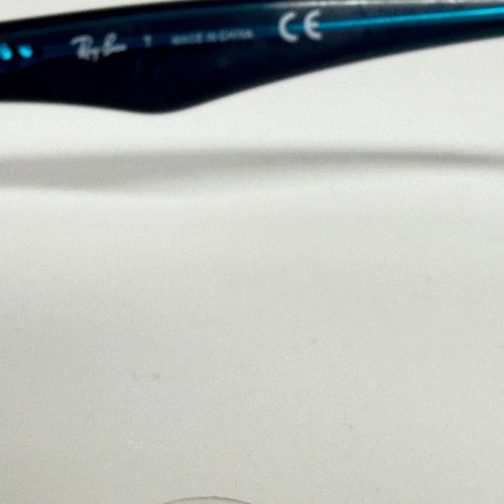 Ray-Ban RB 1530 3587 Blue Rectangular Eyeglasses Frames 48-16-130‎ Junior Kids